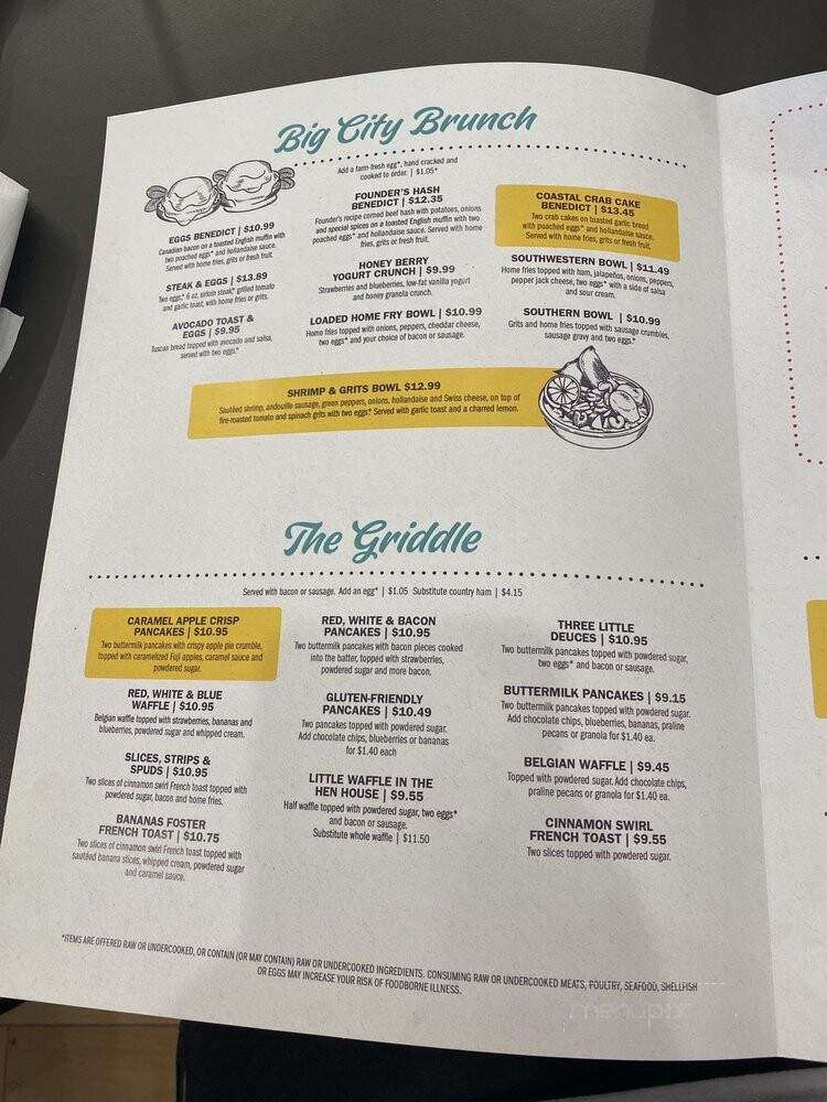 Eggs Up Grill - Fort Mill, SC menu_pic