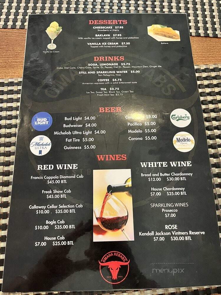 Omaha Kebabs - Omaha, NE menu_pic