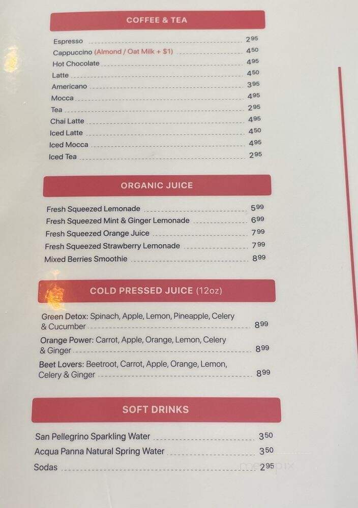 Craft - Coral Gables, FL menu_pic