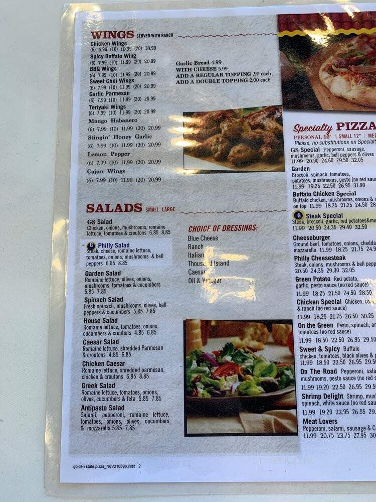 Golden State Pizza & Grill - San Francisco, CA