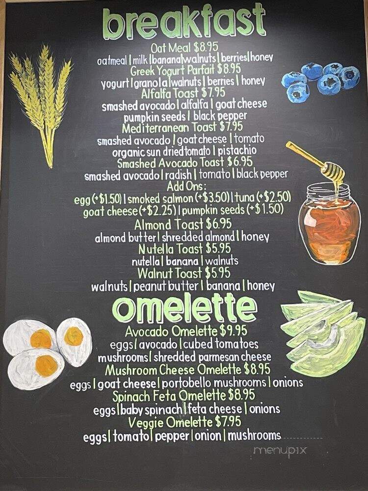 Overgreens Salad + Juice - Brooklyn, NY menu_pic