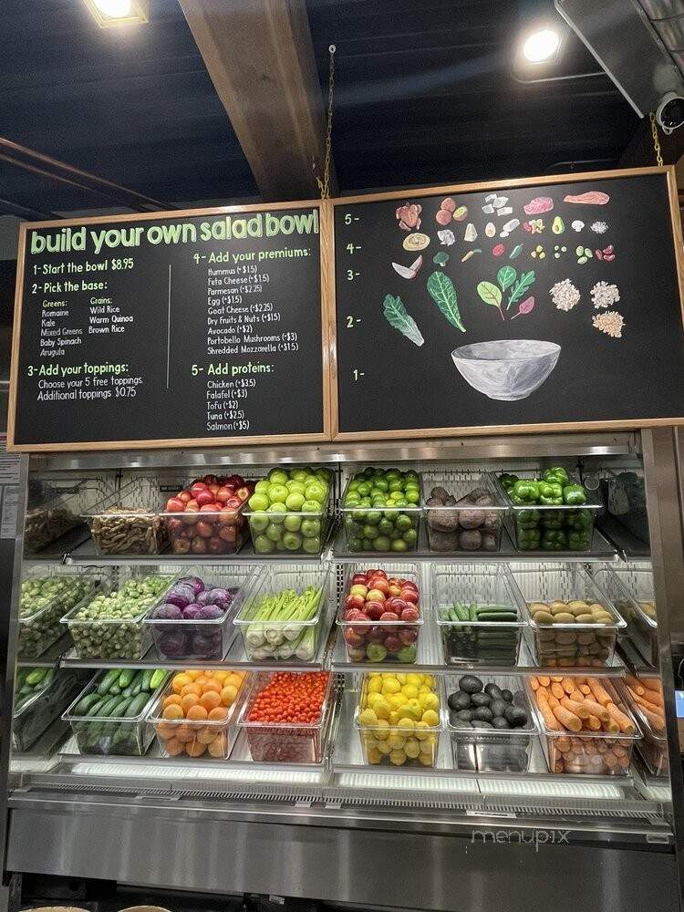 Overgreens Salad + Juice - Brooklyn, NY menu_pic