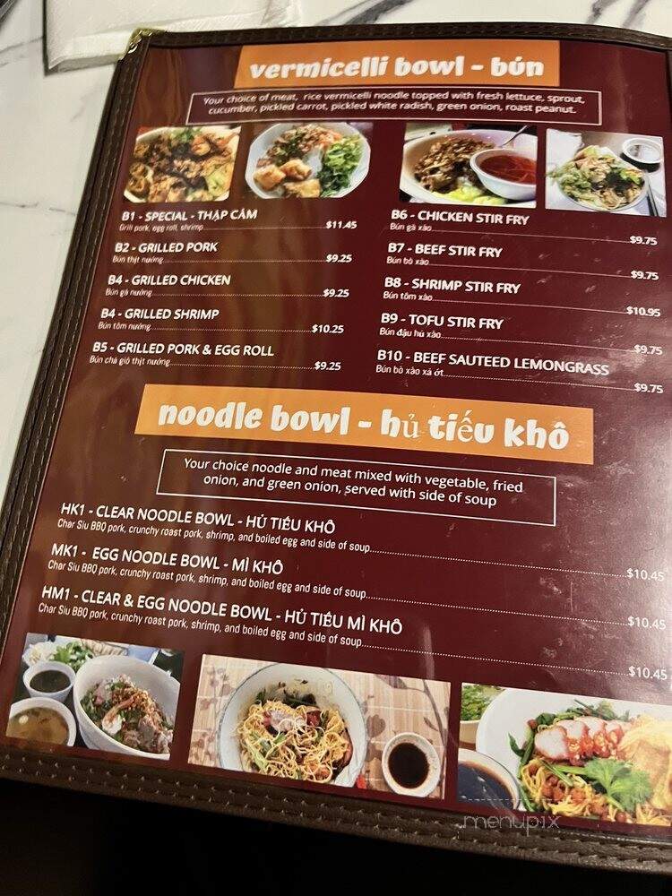 Viet House Restaurant - Huntsville, AL menu_pic