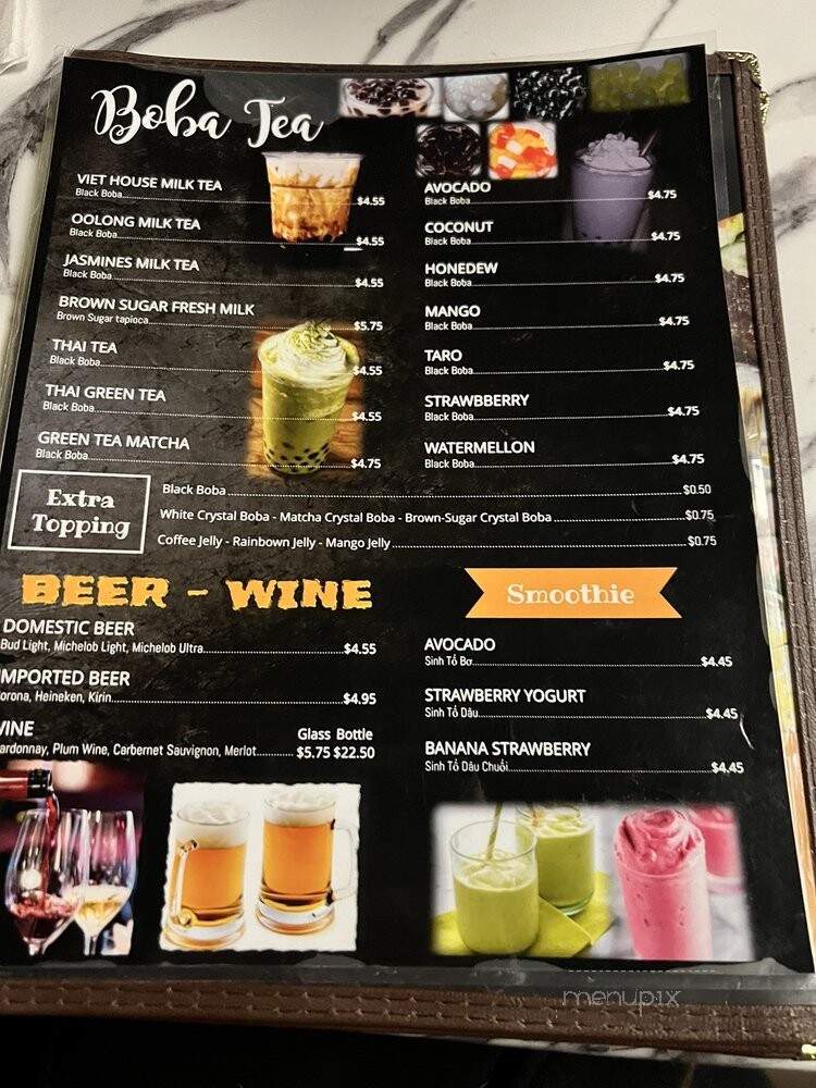 Viet House Restaurant - Huntsville, AL menu_pic