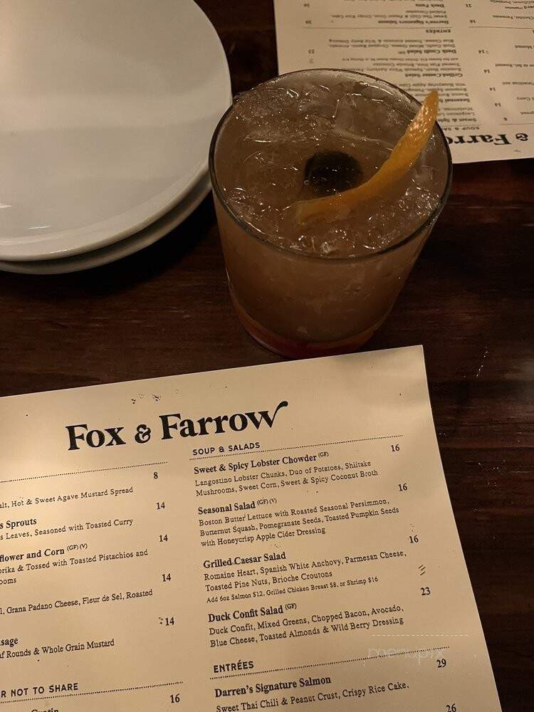Fox and Farrow - Hermosa Beach, CA menu_pic