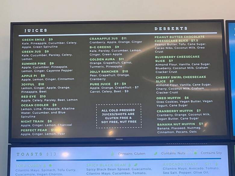 Jai Jus - San Diego, CA menu_pic