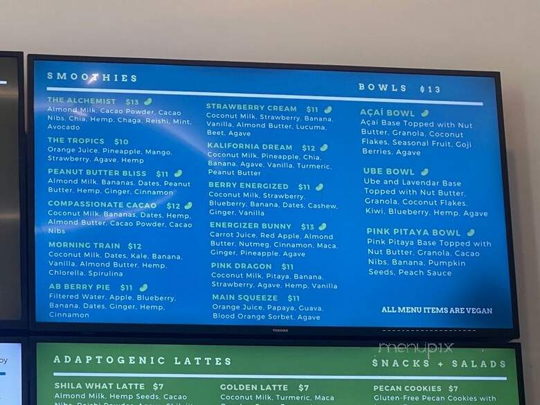 Jai Jus - San Diego, CA menu_pic