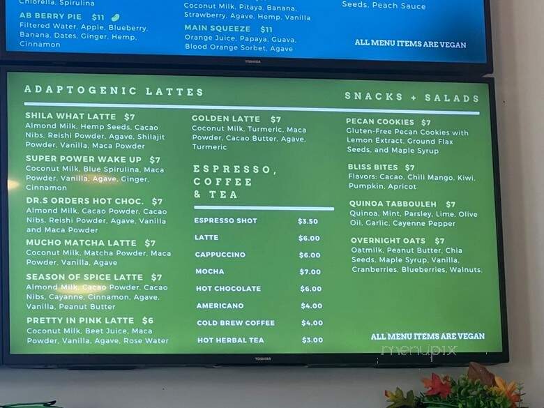 Jai Jus - San Diego, CA menu_pic