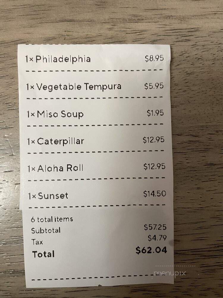 Sushi & Joy - Las Vegas, NV menu_pic