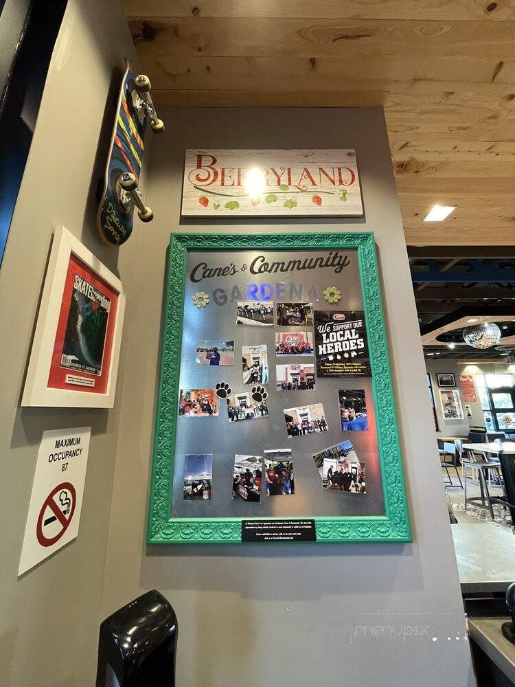 Raising Cane's Chicken Fingers - Gardena, CA menu_pic