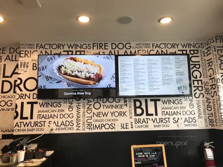 The Original Hot Dog Factory - New York, NY menu_pic