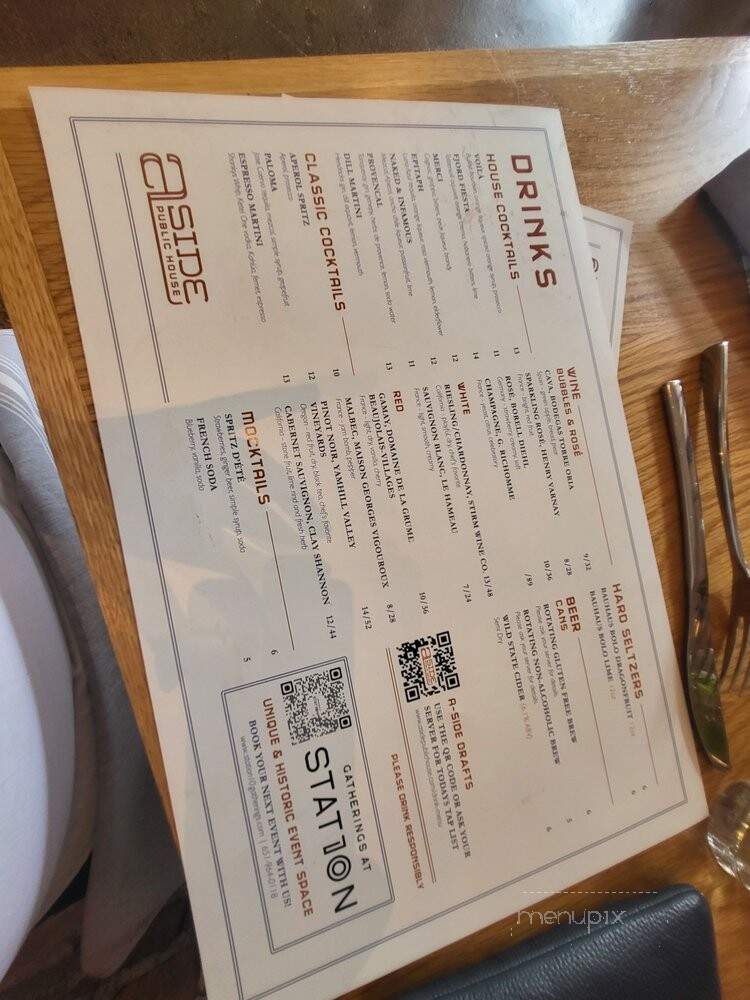 A-Side Public House - Saint Paul, MN menu_pic
