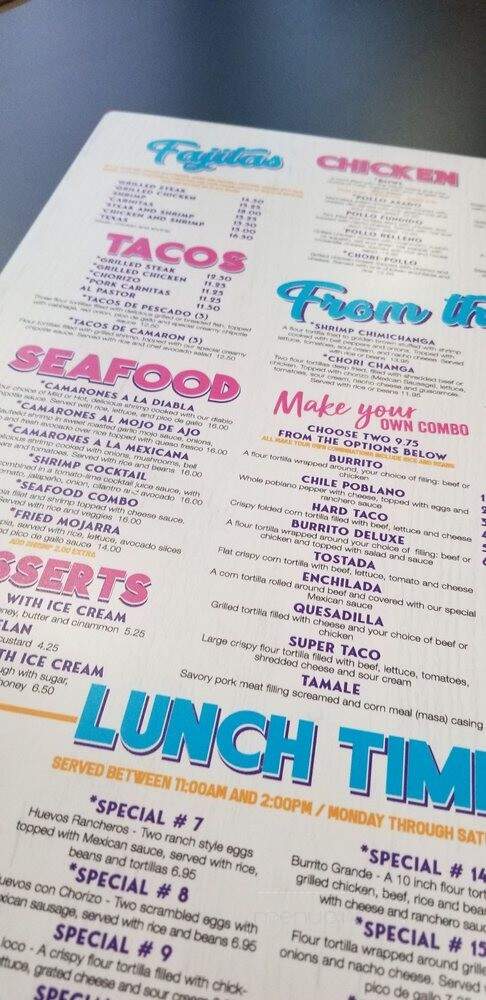 Mi Fiesta - Summerville, SC menu_pic