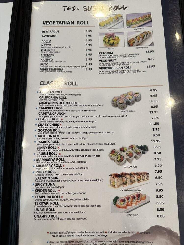 Tgi's Sushi Too - San Jose, CA
