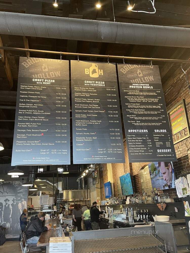 Brickyard Hollow - Portland, ME menu_pic
