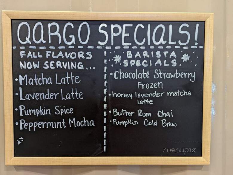 Qargo Coffee - Los Angeles, CA menu_pic