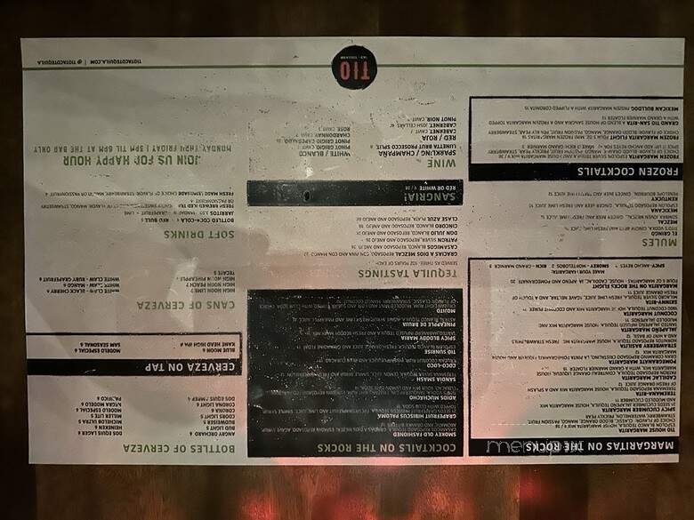 Tio Taco Tequila Bar - Clifton, NJ menu_pic