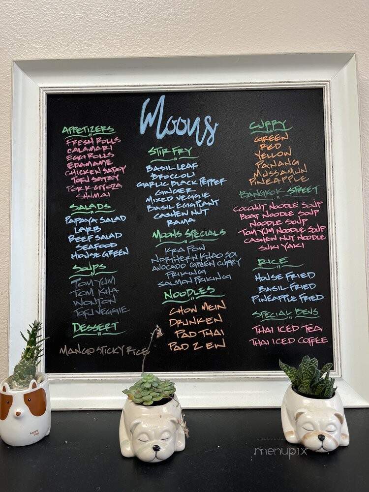 Moons Thai Cuisine - Ventura, CA menu_pic