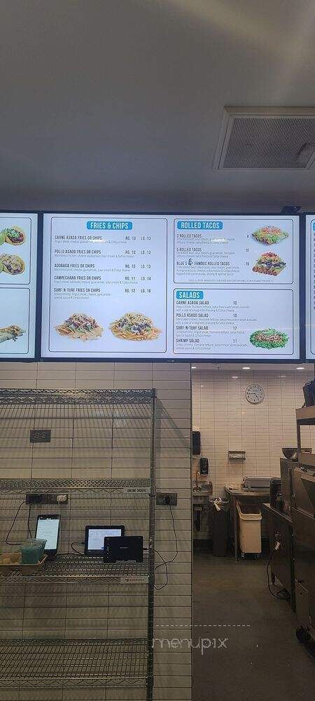 Blue Burro - Long Beach, CA menu_pic