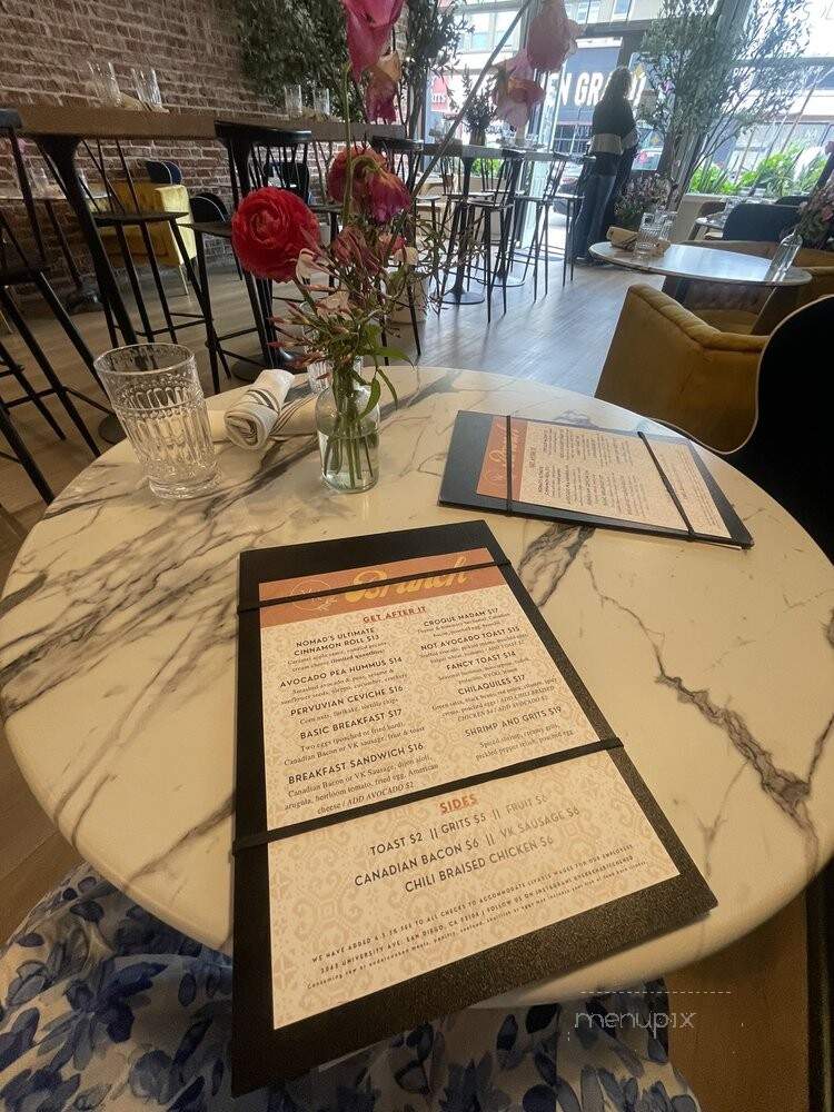 Verbena Kitchen - San Diego, CA menu_pic