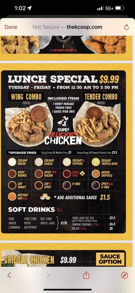 K-Coop - Morton Grove, IL menu_pic