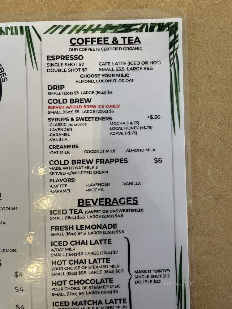 Little Palm - Fort Myers Beach, FL menu_pic