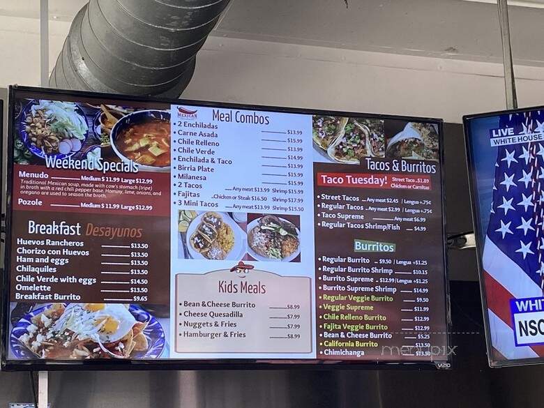 El Rincon Mexican Restaurant - Sacramento, CA menu_pic