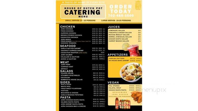 House Of Dutch Pot - Las Vegas, NV menu_pic