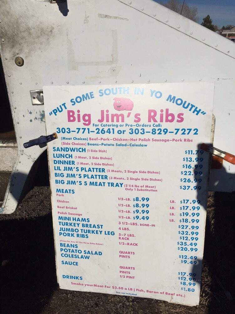 Big Jim's Ribs Tickler - Parker, CO