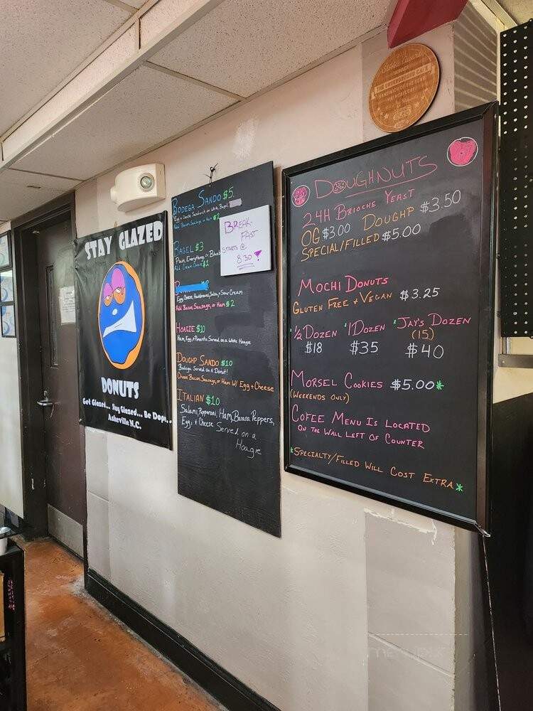 Stay Glazed Donuts & Cafe - Asheville, NC menu_pic