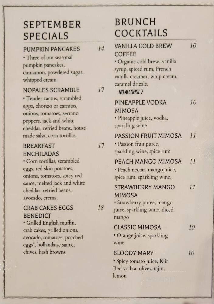Uncle John's Pancake House - San Jose, CA menu_pic