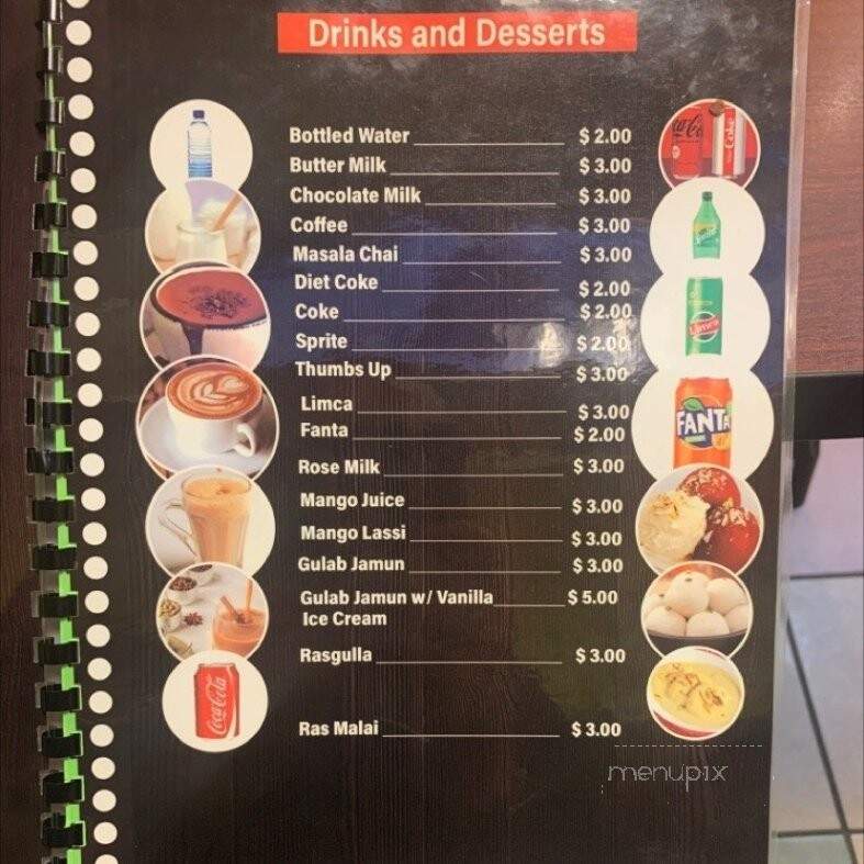 Flying Idlis - Houston, TX menu_pic