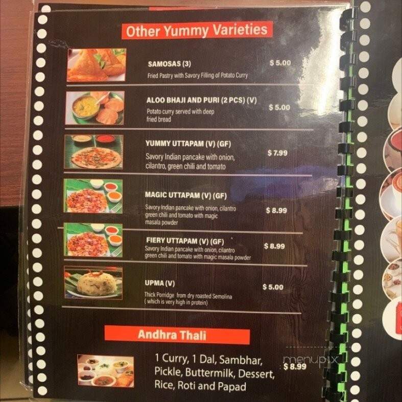 Flying Idlis - Houston, TX menu_pic