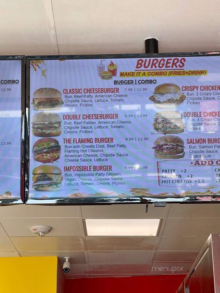The Flaming Burger - Huntington Beach, CA