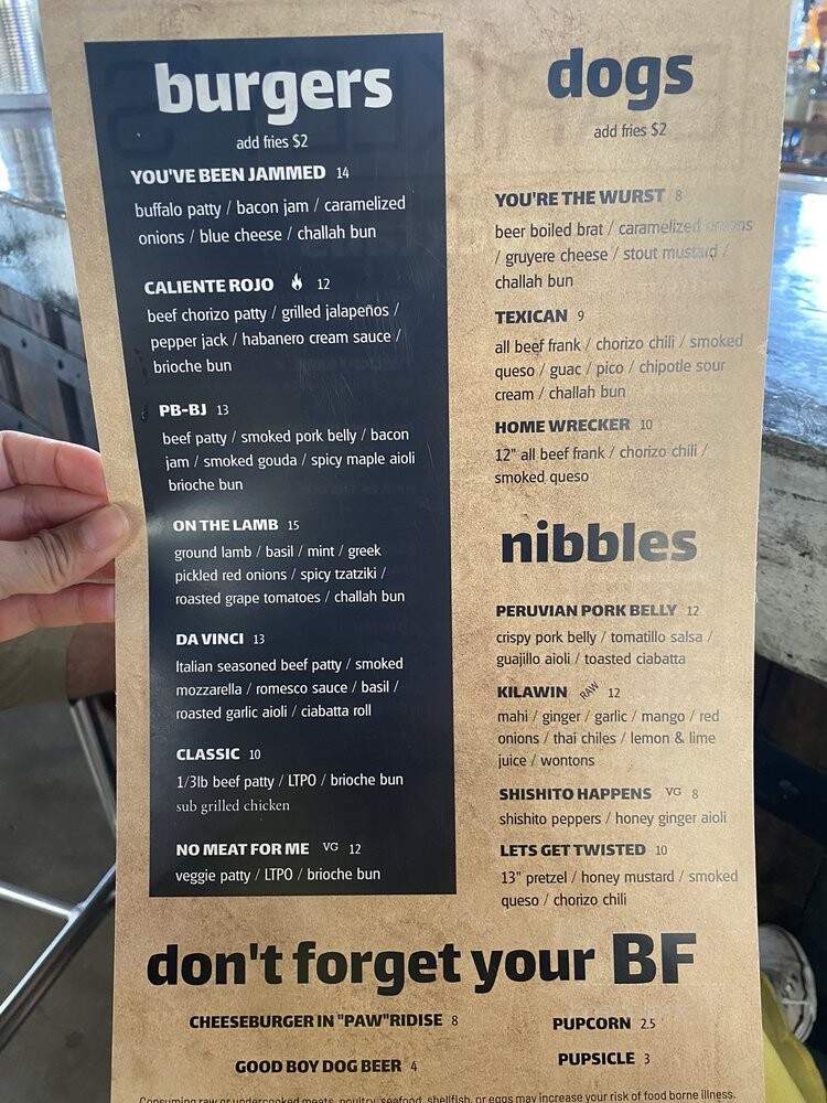 Barkley's - Houston, TX menu_pic