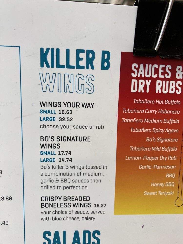 Bokampers Sports Bar & Grill - Fort Lauderdale, FL menu_pic