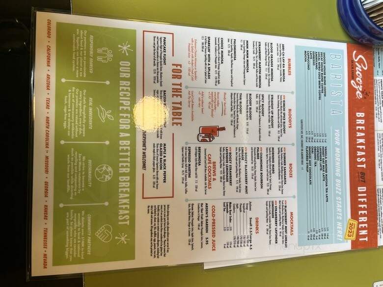 Snooze, an A.M. Eatery - Atlanta, GA menu_pic