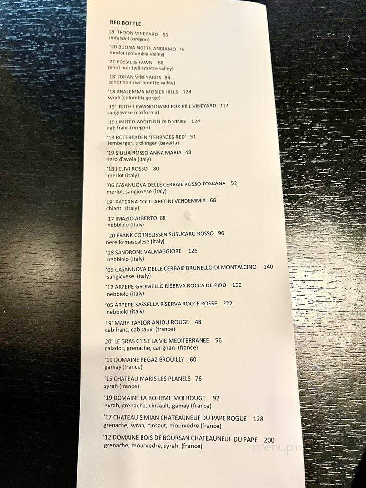 Autumn Seattle - Seattle, WA menu_pic