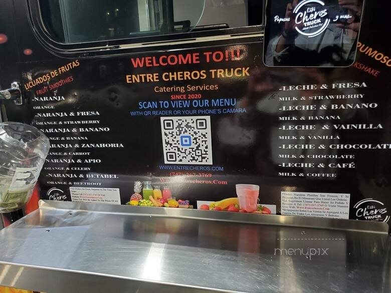 Entre Cheros Food Truck - Reseda, CA menu_pic