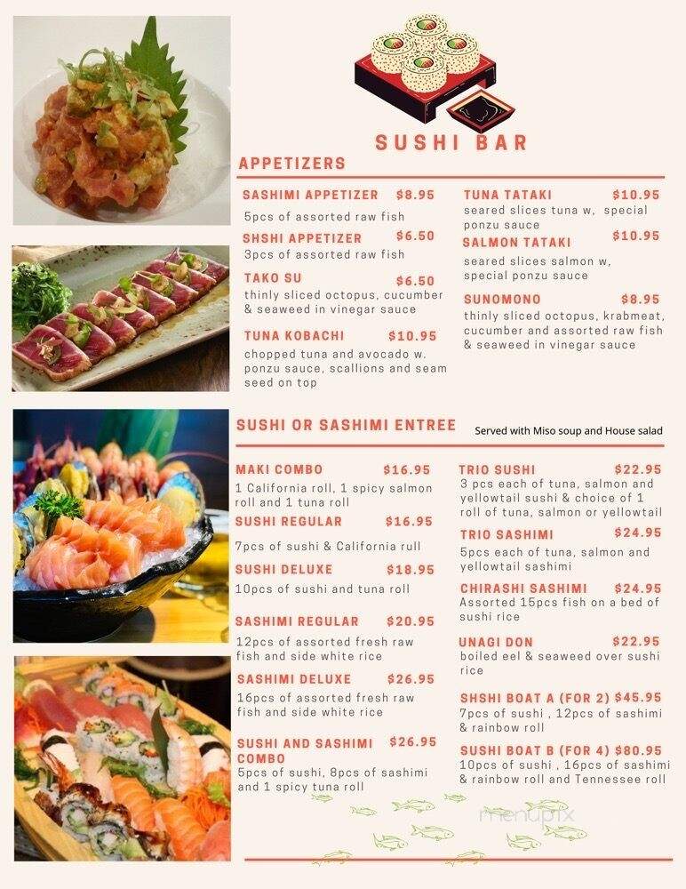 Ichiban Japanese Cuisine - Nashville, TN menu_pic