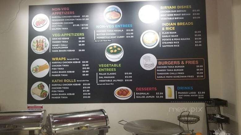 Indian Spice - San Mateo, CA menu_pic