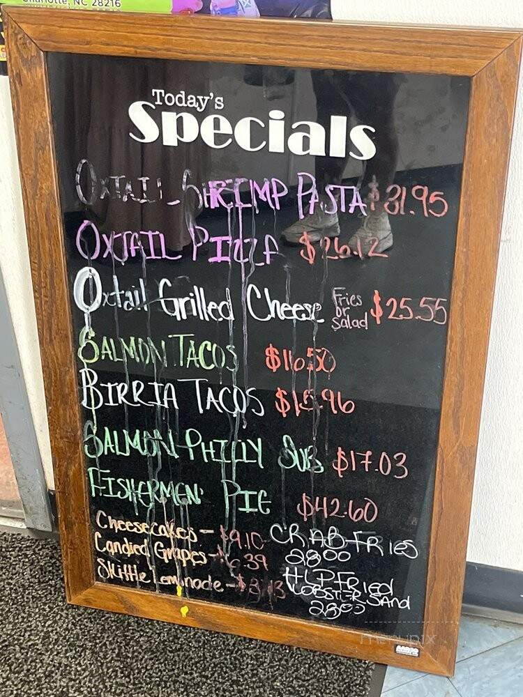 Renaldo's Culinary Experience - Charlotte, NC menu_pic