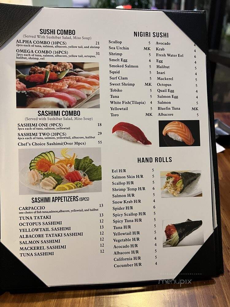 Sky Sushi - Vista, CA menu_pic