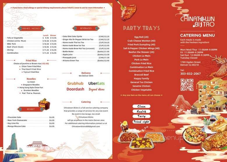 Chinatown Bistro - Denver, CO menu_pic