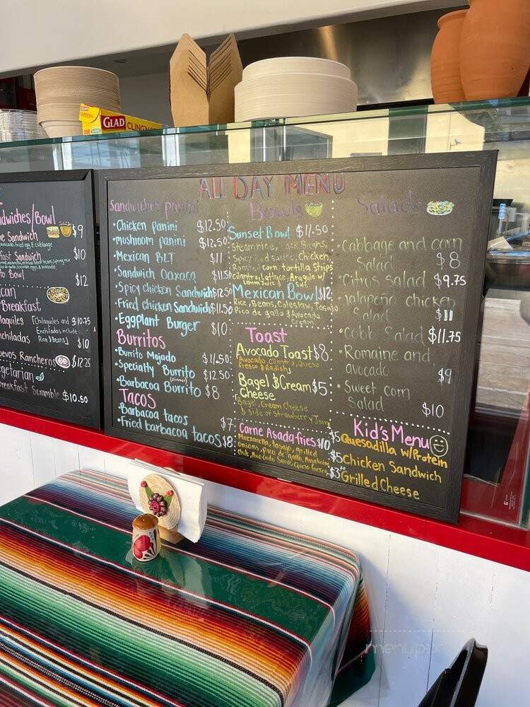 The Best One - Los Angeles, CA menu_pic