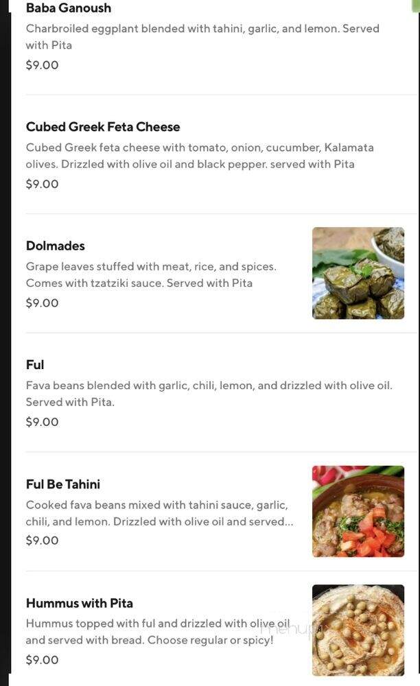 Taste The World Bar and Grill - Palm Springs, CA menu_pic