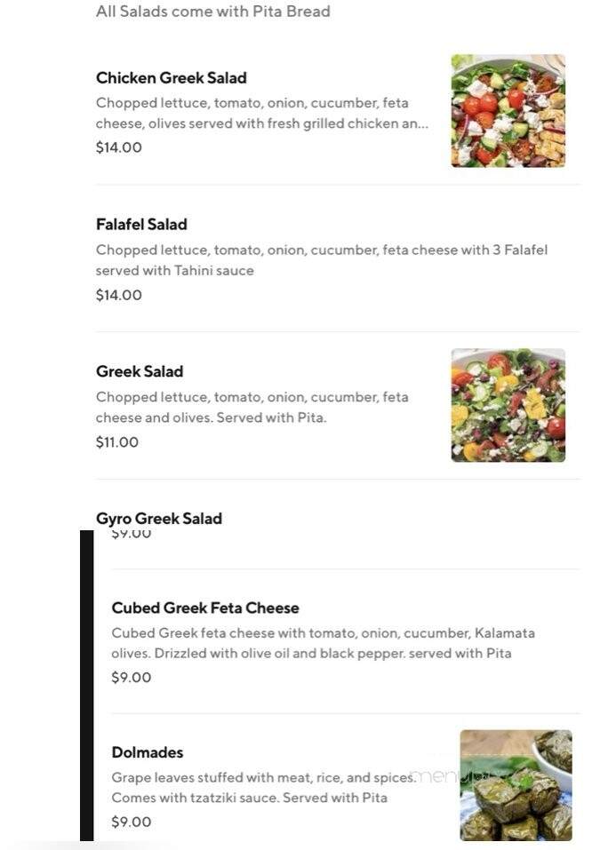 Taste The World Bar and Grill - Palm Springs, CA menu_pic