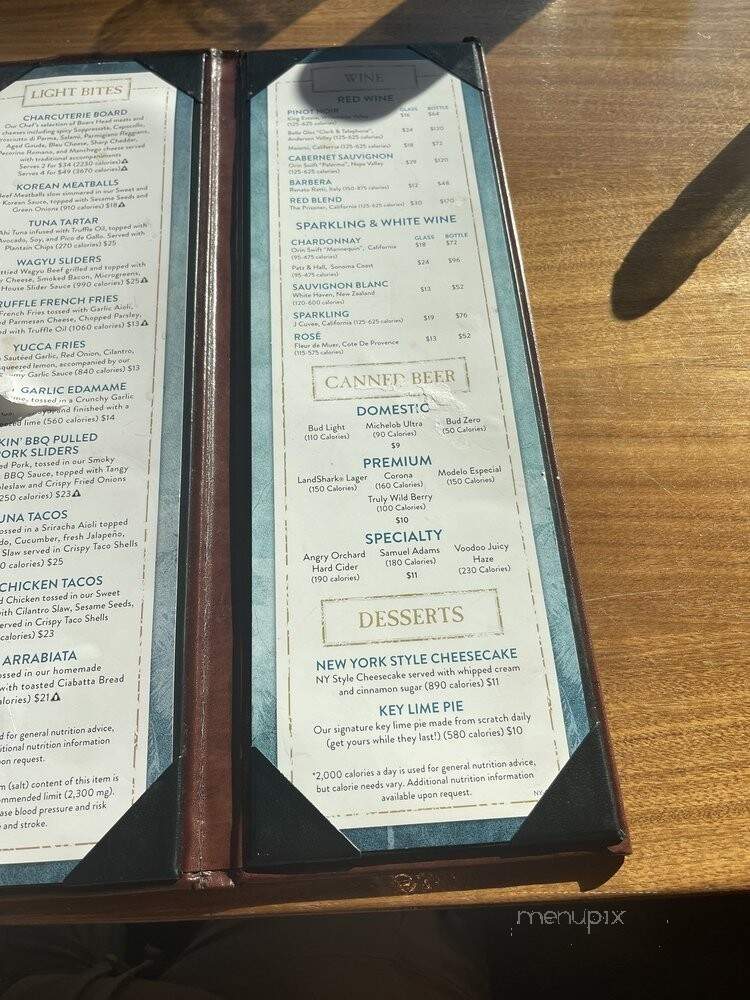 5 o'Clock Somewhere Bar - New York, NY menu_pic
