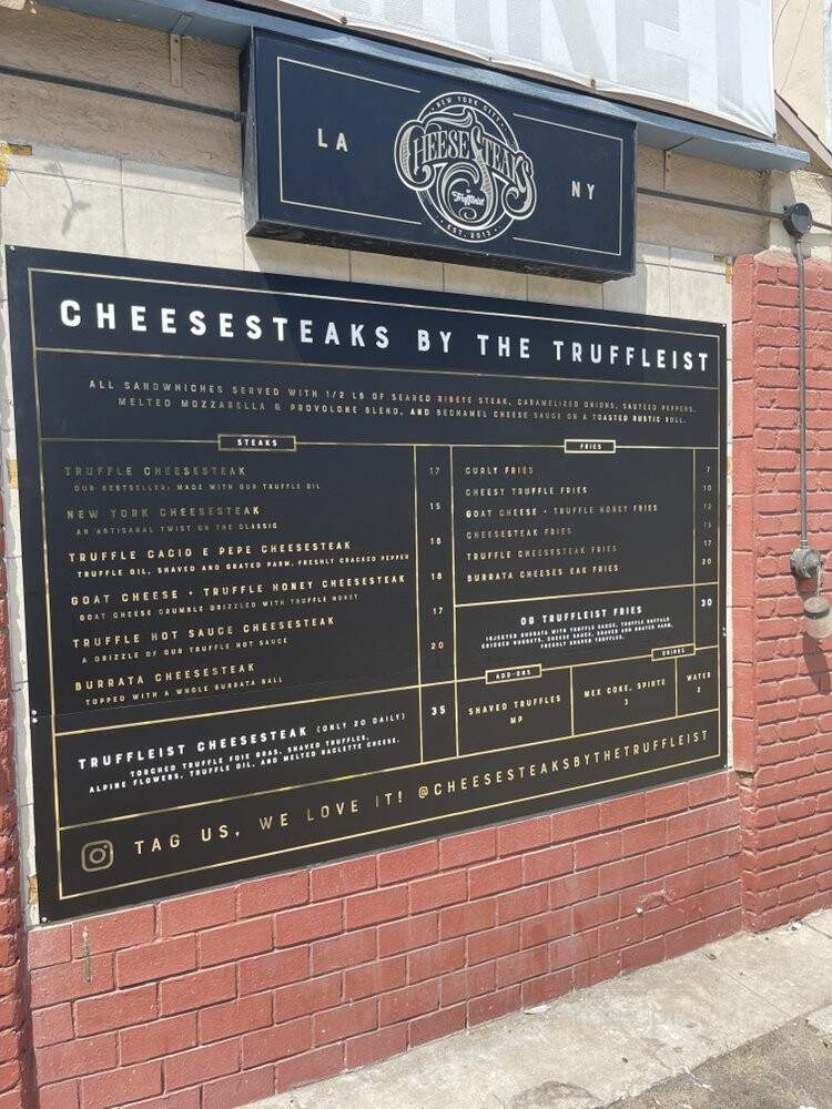 Cheesesteaks by Truffleist - Playa del Rey, CA menu_pic