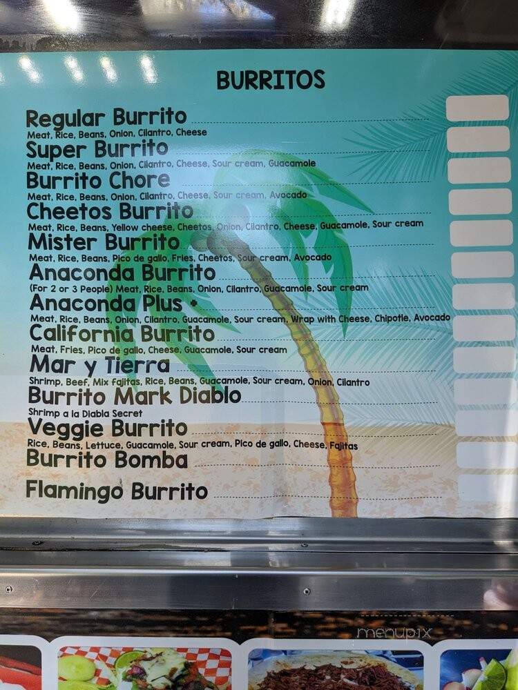 Tacos El Chore - San Jose, CA menu_pic